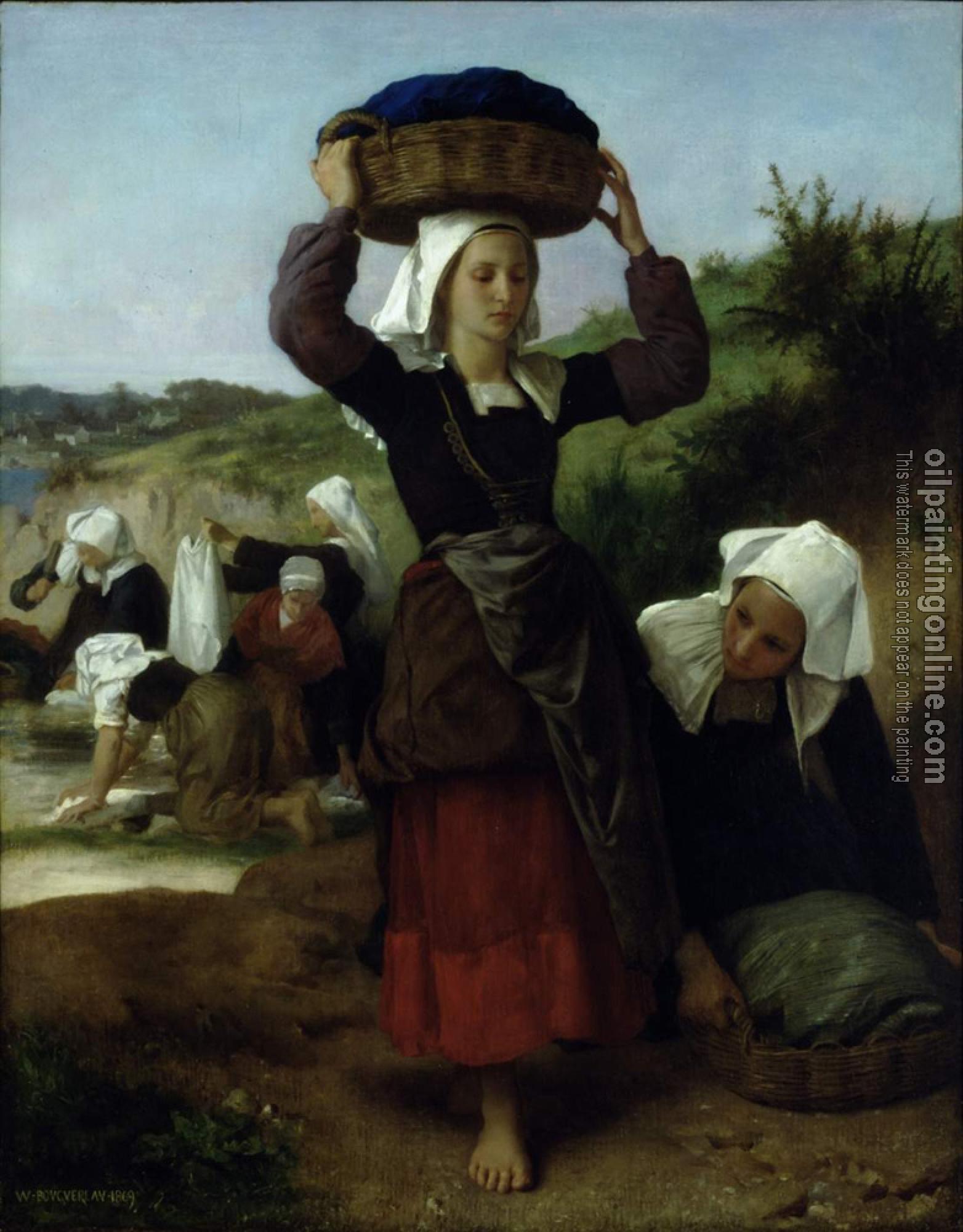 Bouguereau, William-Adolphe - Washerwomen of Fouesnant